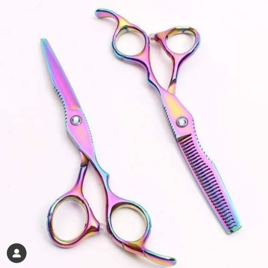 Rainbow Titanium Thinning Shears