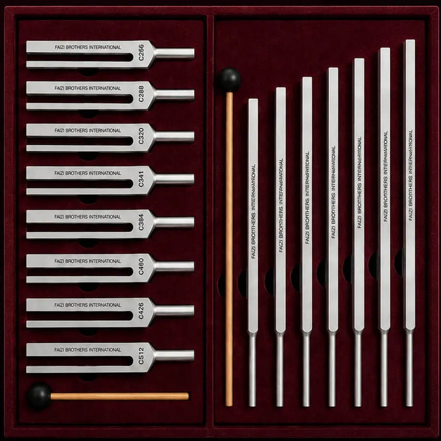 Tuning Fork Set, 8 Frequencies